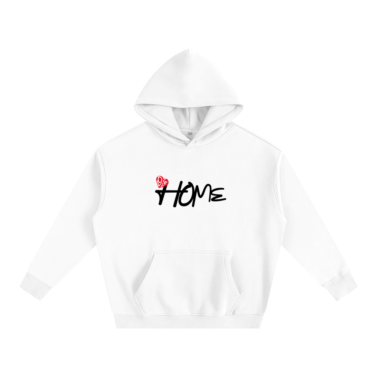 Love Home Oversize Fleeced Hoodie