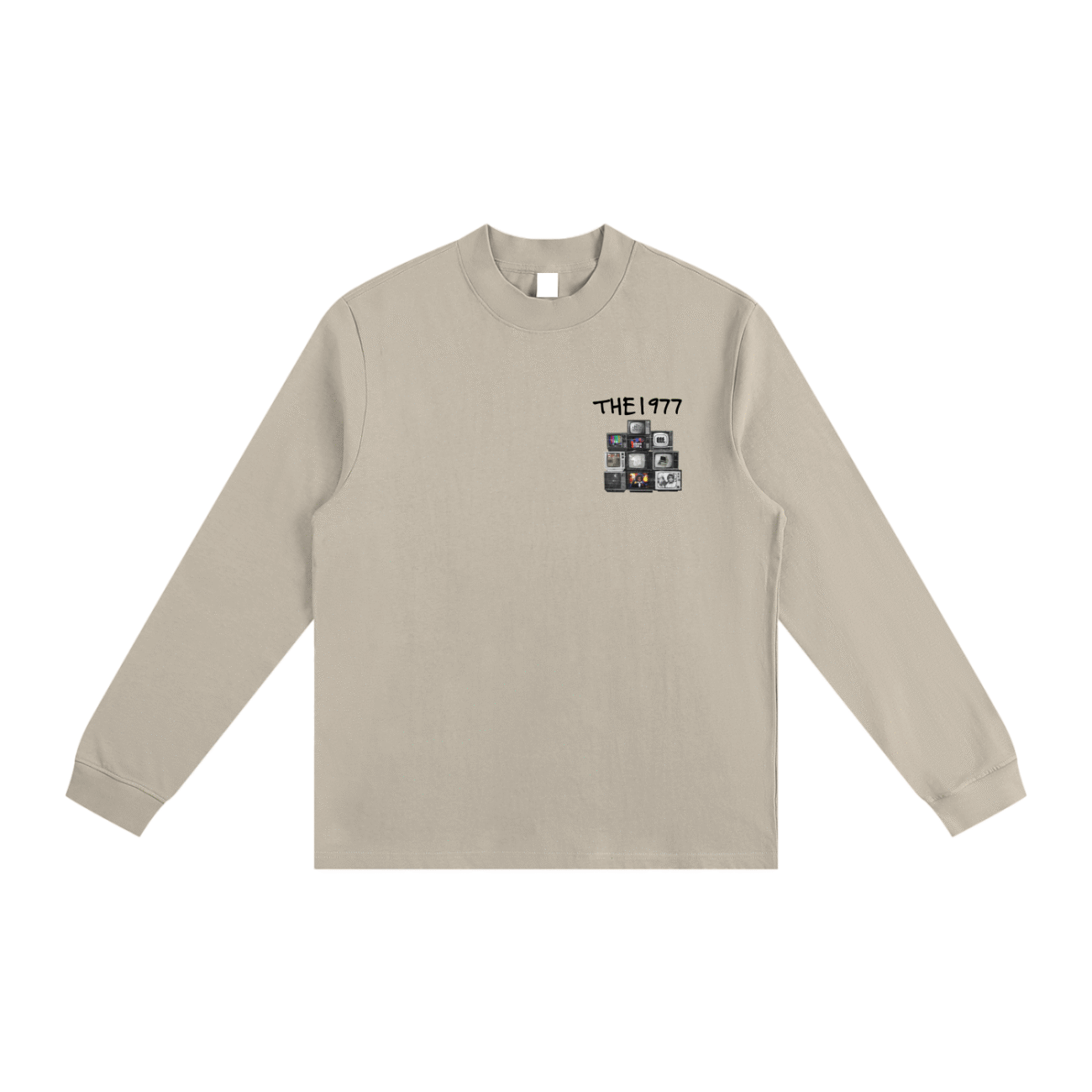 1977 Non-Shrink Mock Neck Sweatshirt - Image 3