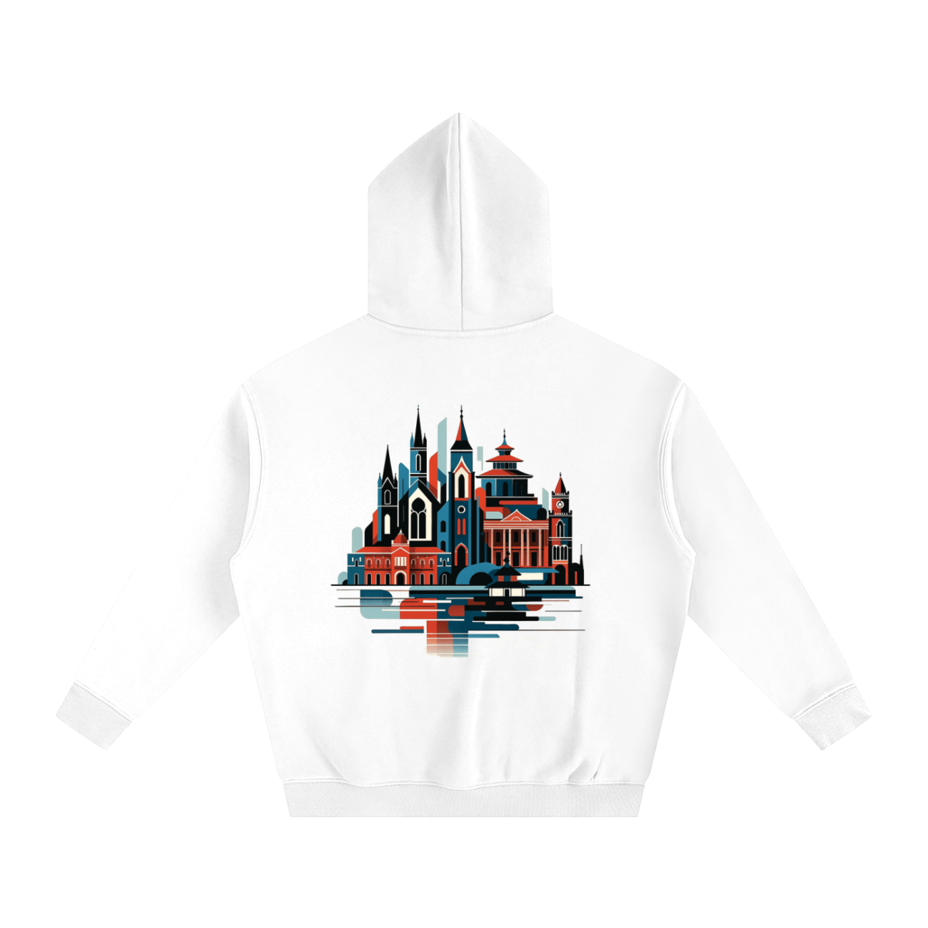 Love Home Oversize Fleeced Hoodie - Image 2