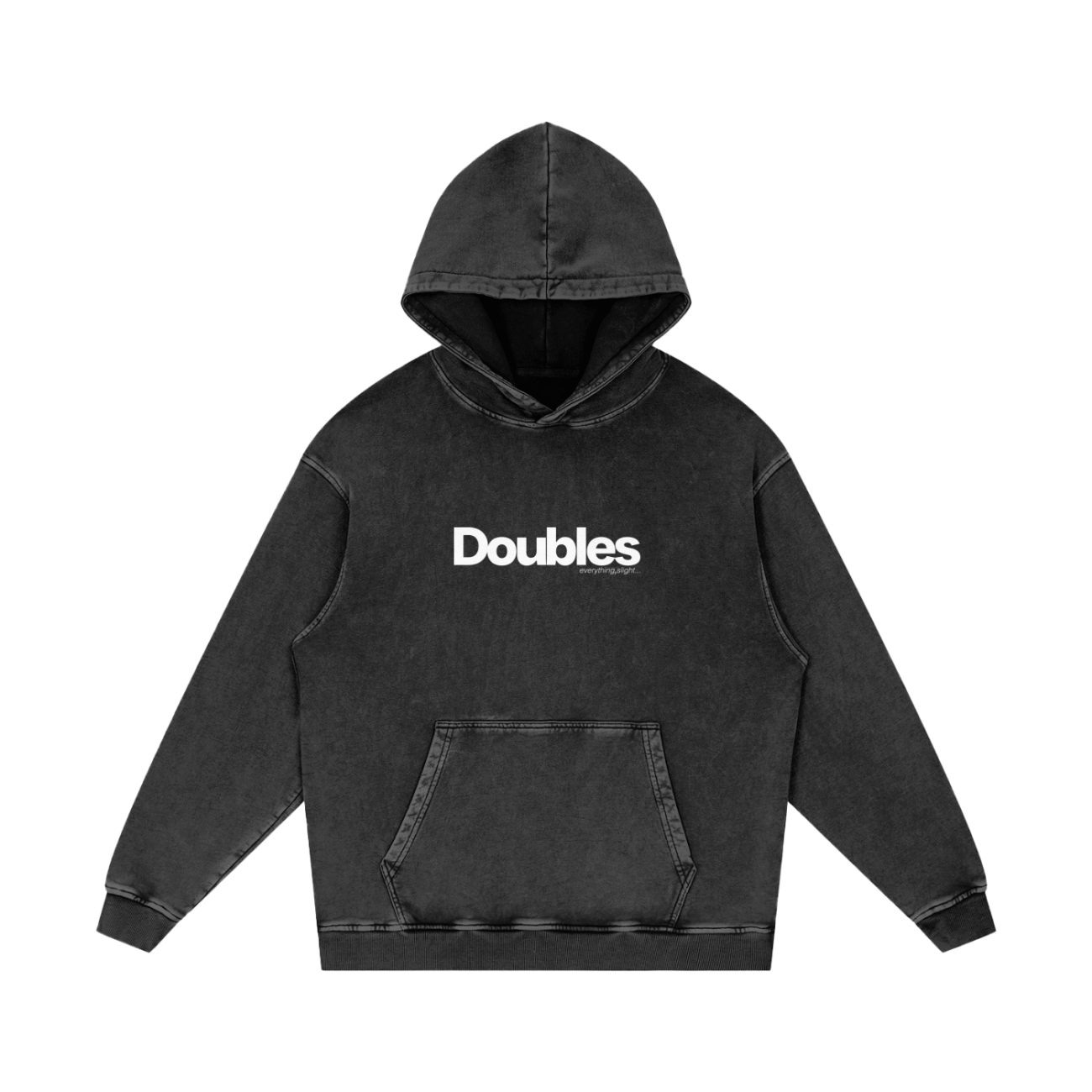Doubles Acid Wash Oversize Hoodie