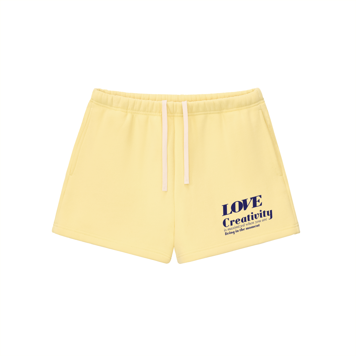 Love Creativity Fleece Drawstring Sweatshorts - Image 3