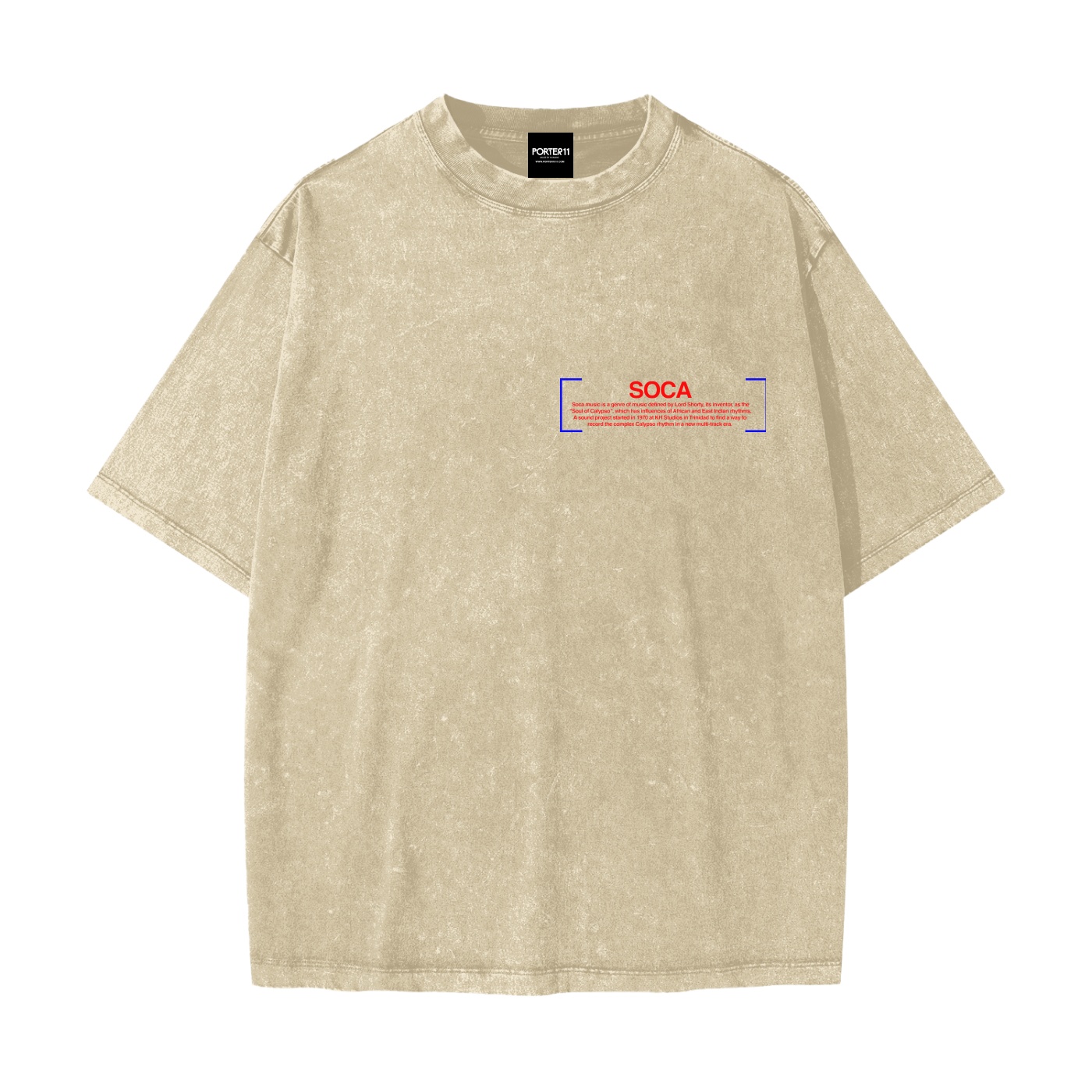 Love Soca Snow Washed T-Shirt - Image 2