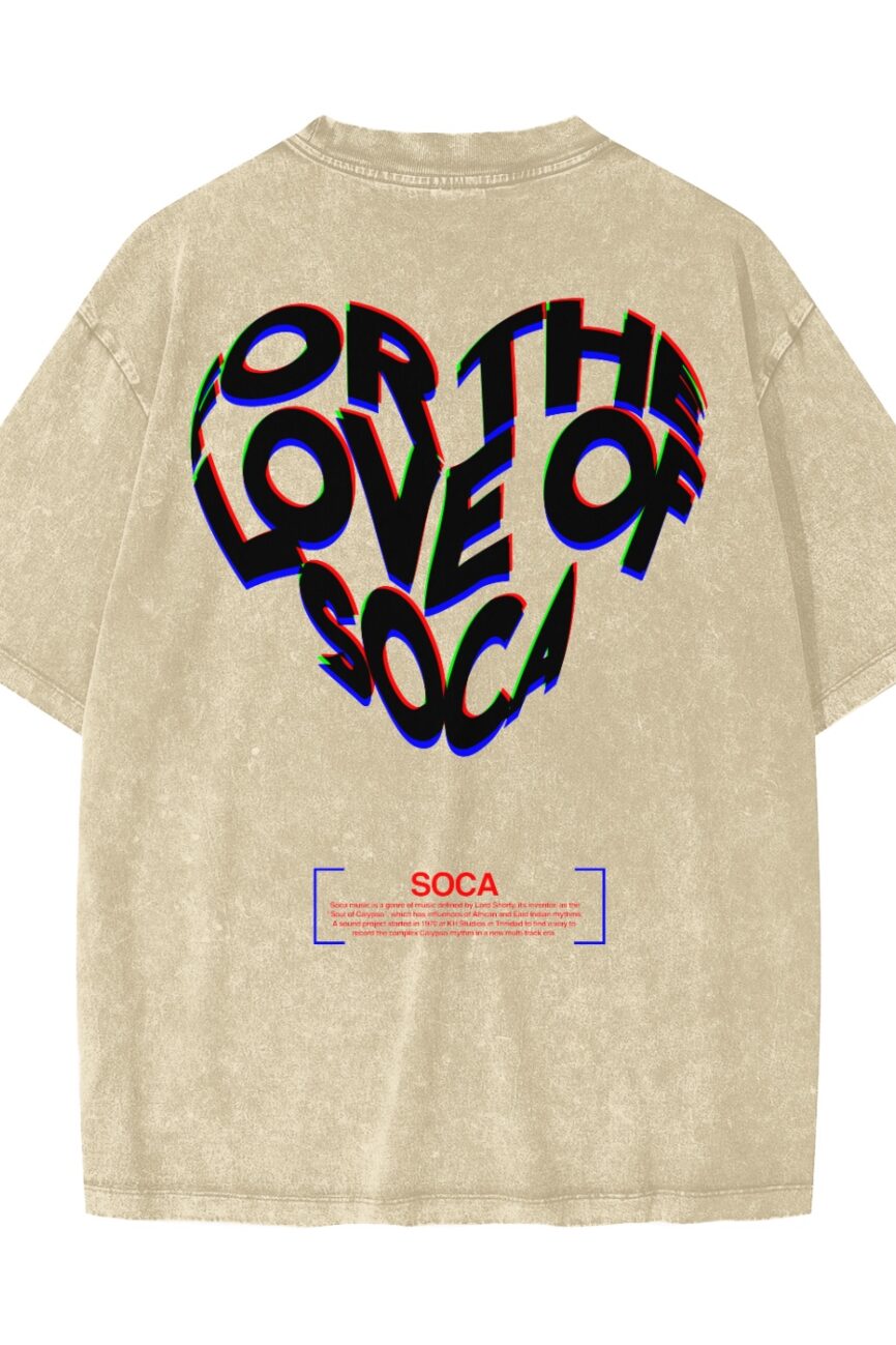 Love Soca Snow Washed T-Shirt