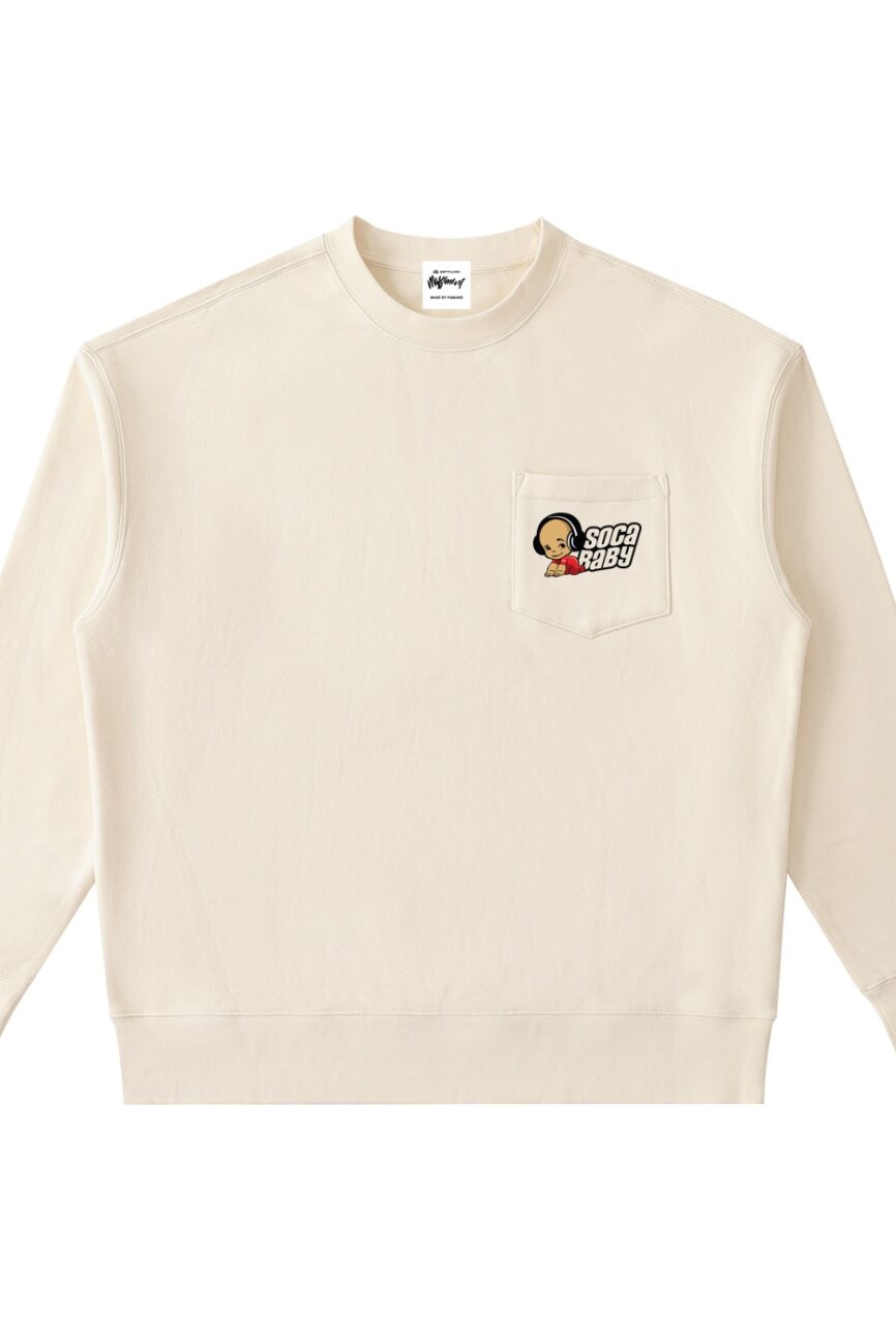 Soca Baby Pocket Crewneck Sweatshirt