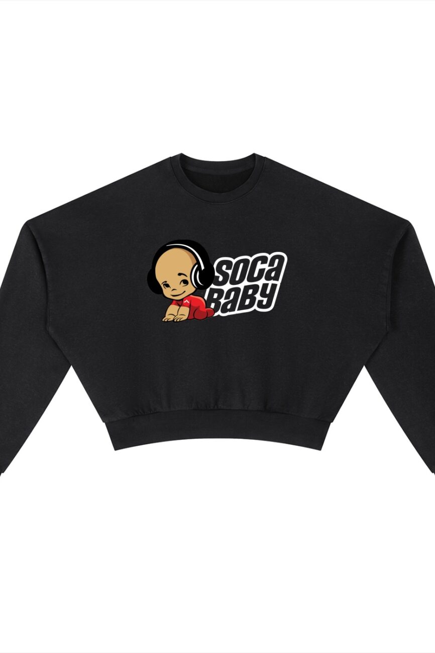 Soca Baby Washed Cropped Sweatshirt