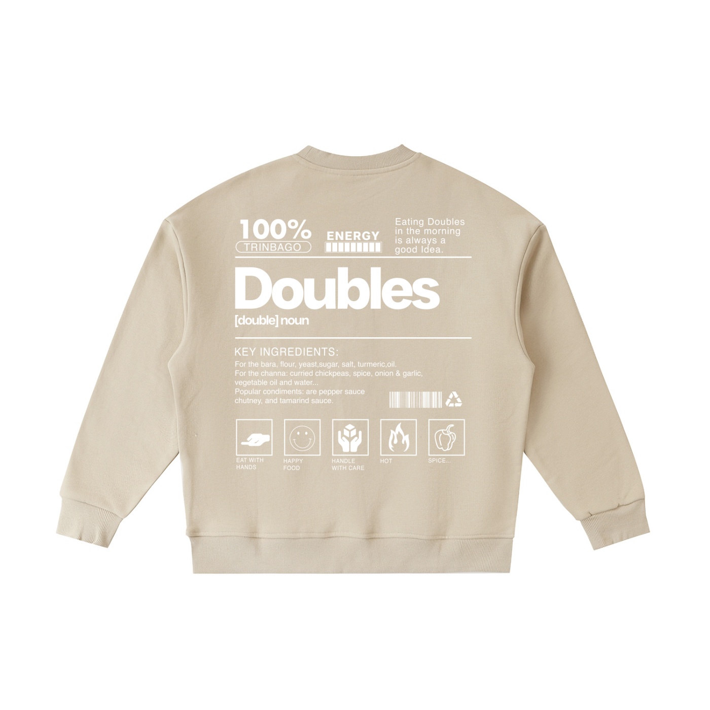 Doubles Kids' Fleece Crewneck Sweatshirt - Image 4