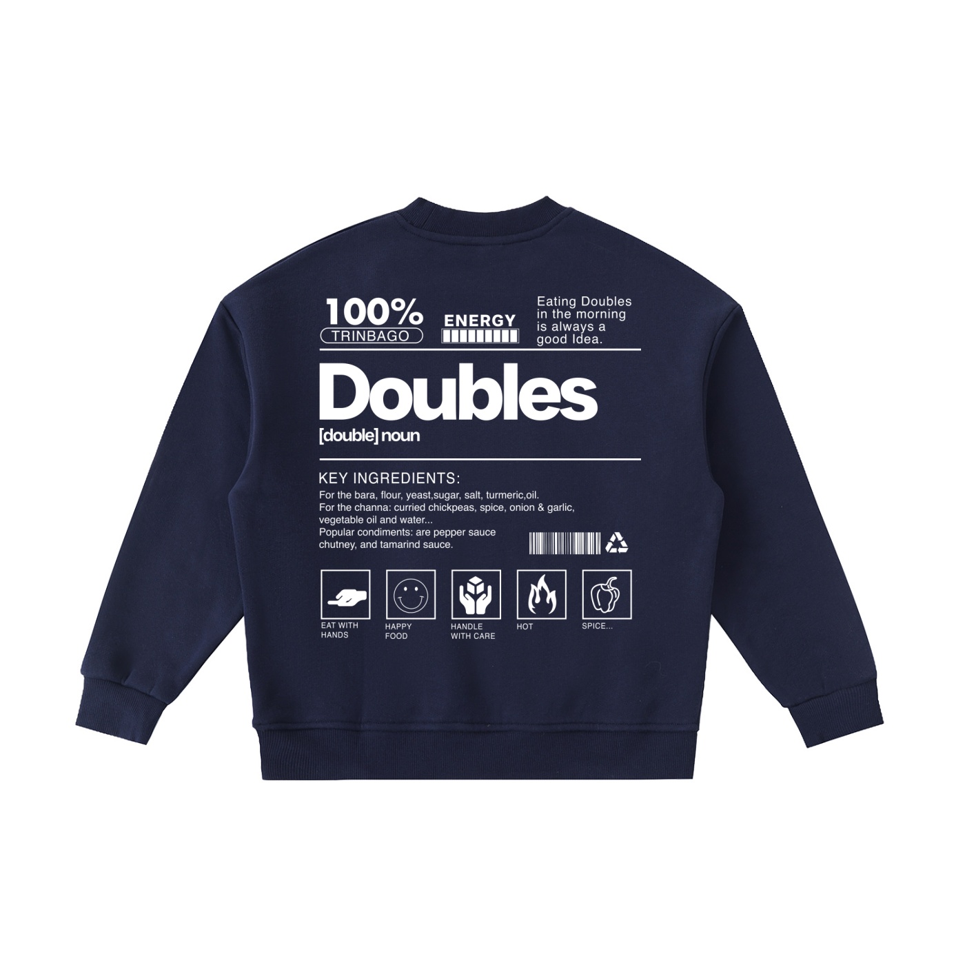 Doubles Kids' Fleece Crewneck Sweatshirt - Image 6