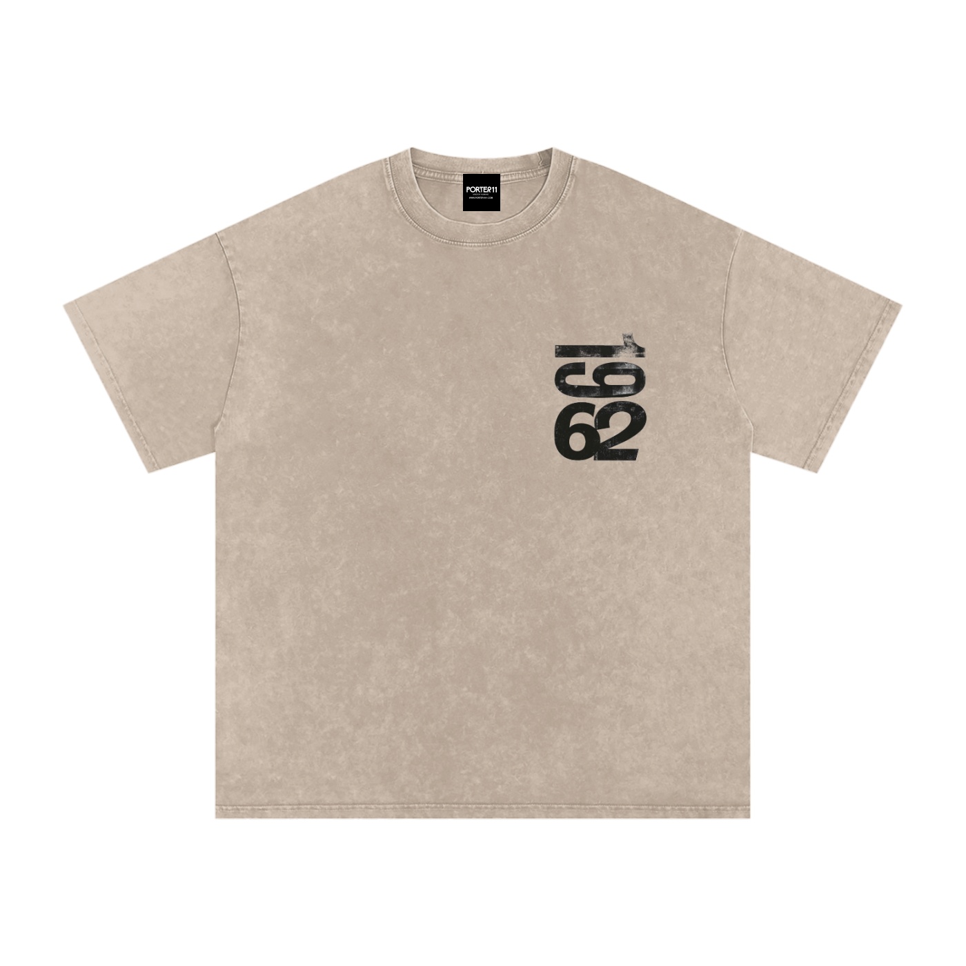 1962 Washed Oversized Cotton T-Shirt - Image 3