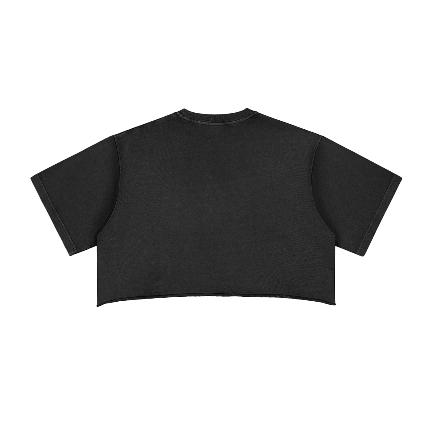 1962 Washed Raw Edge Crop Top - Image 3