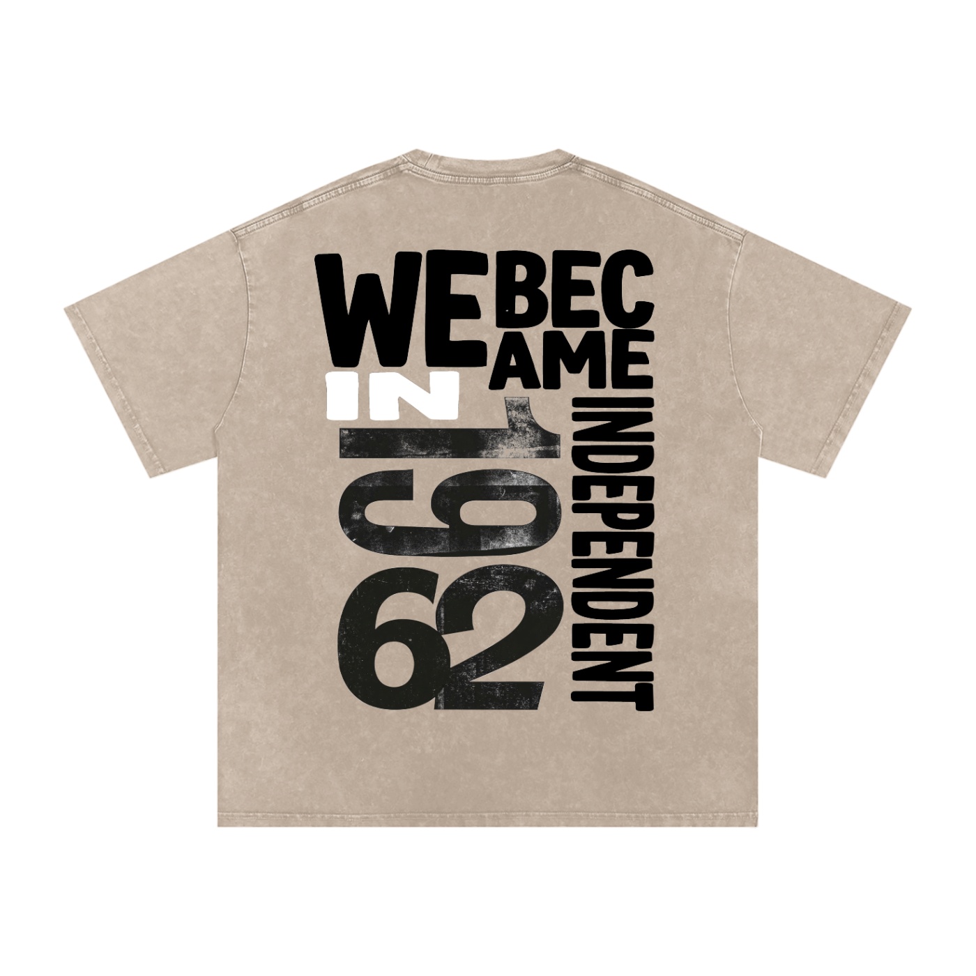 1962 Washed Oversized Cotton T-Shirt - Image 4