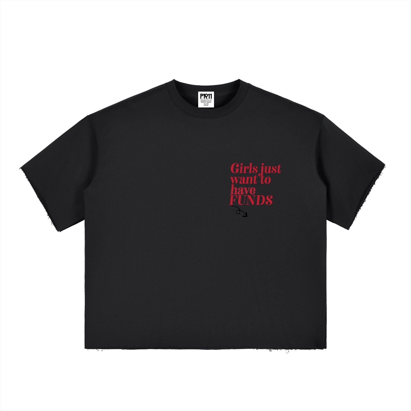 Funds Boxy Half Sleeve RawEdge - Image 2