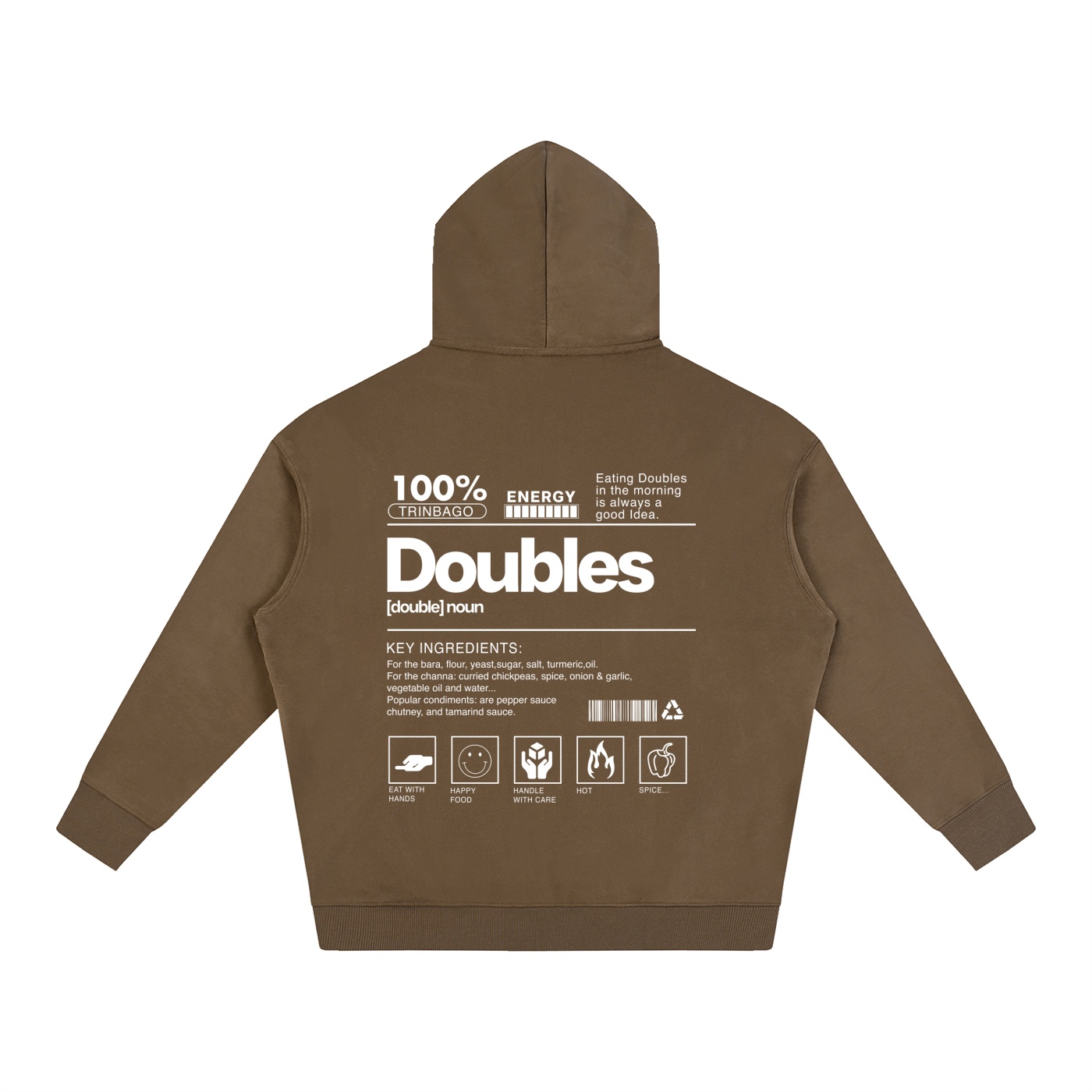 Doubles Oversize Fleeced Hoodie - Image 6