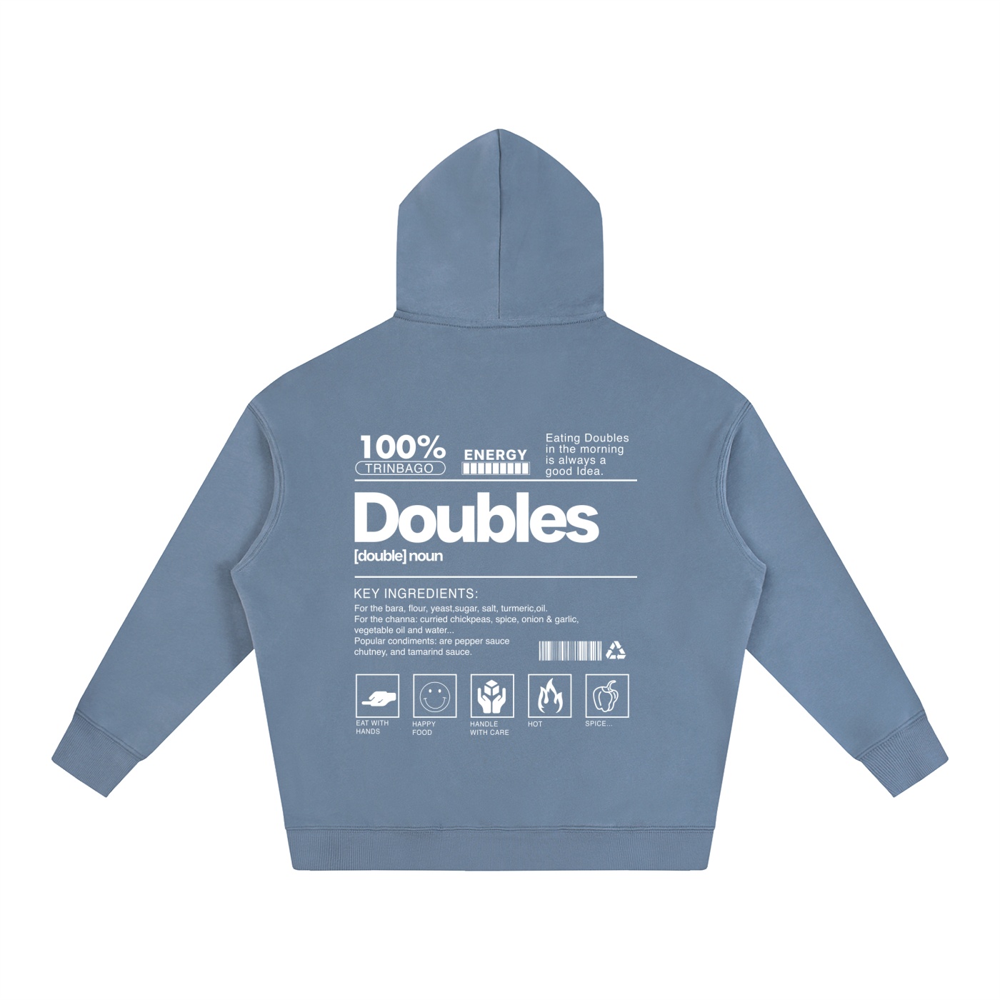 Doubles Oversize Fleeced Hoodie - Image 4