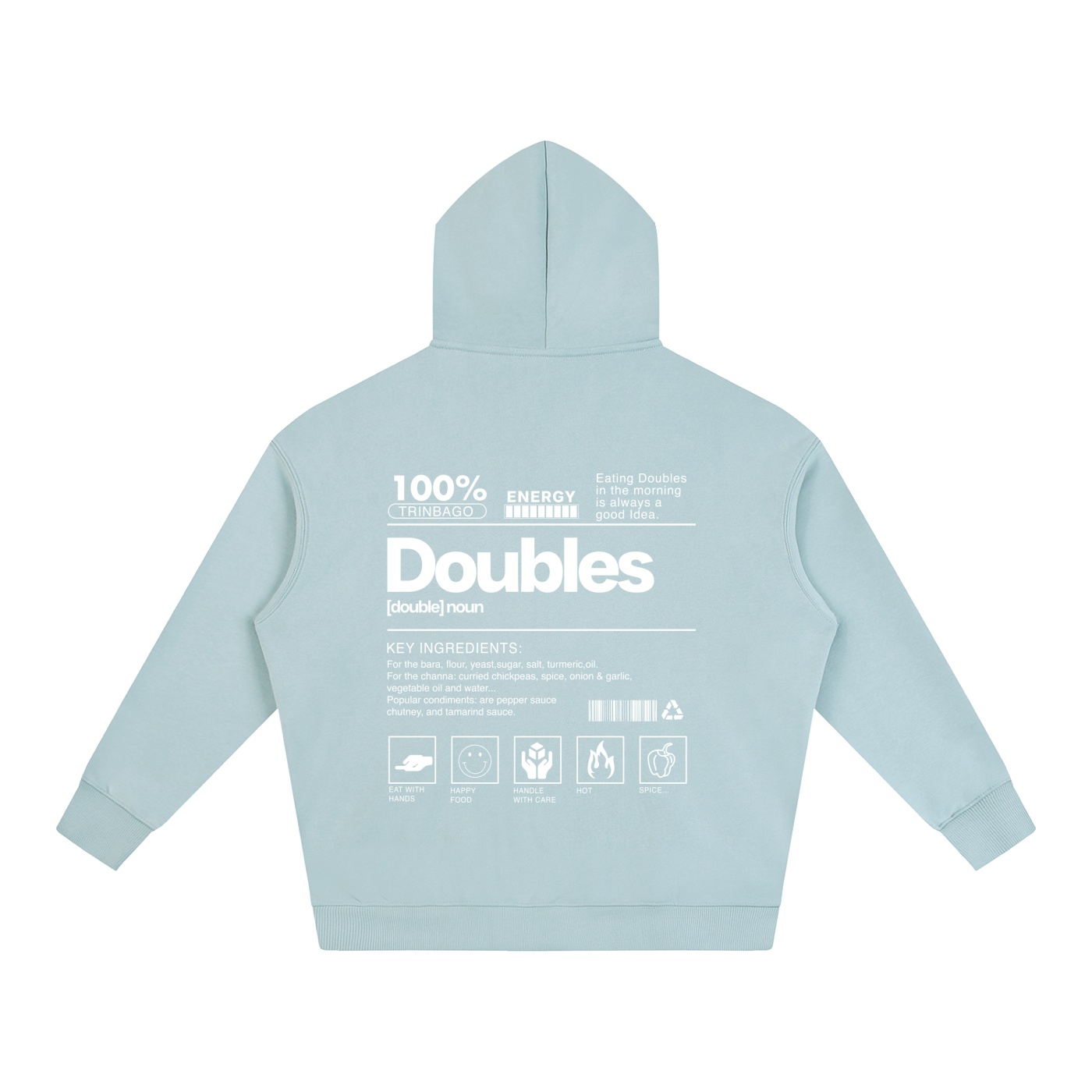 Doubles Oversize Fleeced Hoodie - Image 10